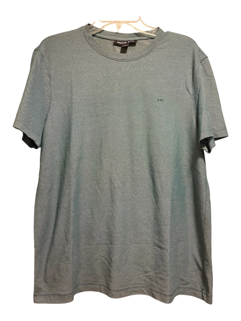 Men’s Size Large Michael Kors Short Sleeve Crewneck T-Shirt in Sage Green